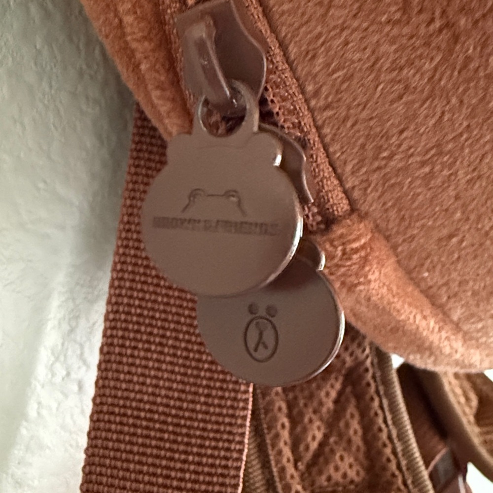 LINE Friends Brown Bear Kid Backpack - Picture 6 of 16